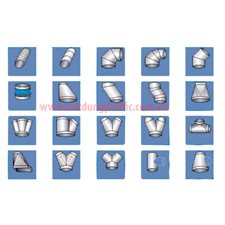 Các kiểu phụ kiện ống gió tròn